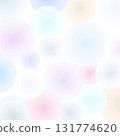 Snowy winter polka dot background (pastel colors) 131774620