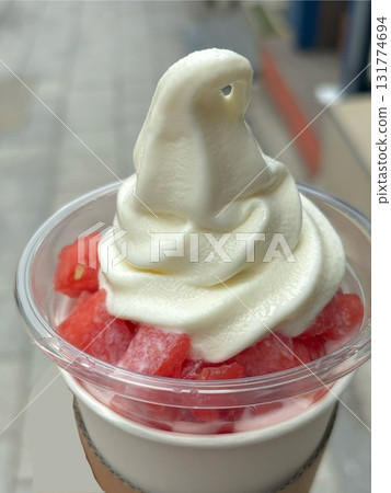 Creamy, smooth ice cream with rich flavor and a melt-in-your-mouth texture, offering a perfect sweet treat to cool down and indulge in every delicious, refreshing scoop. Creamy, smooth ice cream with rich flavor and a melt-in-your-mouth texture, offering a perfect sweet treat to cool down and indulge in every delicious, refreshing scoop. 131774694
