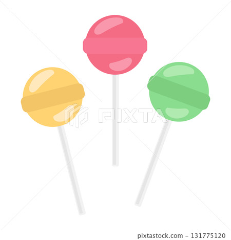 棒棒糖糖果插圖 棒棒糖糖果插圖 131775120
