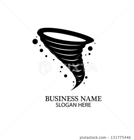 Tornado symbol vector illustration Tornado symbol vector illustration 131775446