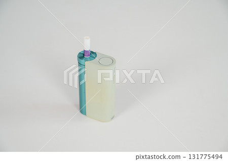 Electronic cigarette on a white background. Tobacco heating systems. 131775494
