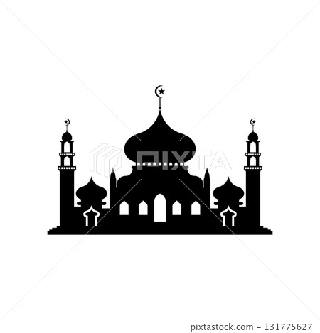 Mosque icon vector Illustration design template 131775627