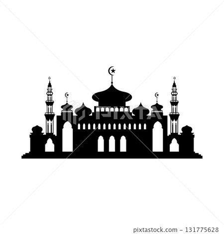 Mosque icon vector Illustration design template 131775628