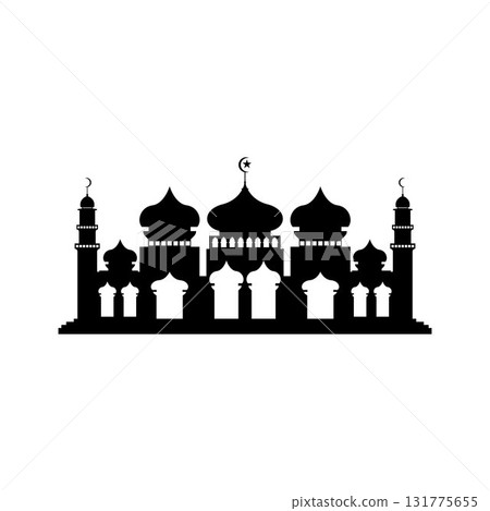 Mosque icon vector Illustration design template Mosque icon vector Illustration design template 131775655