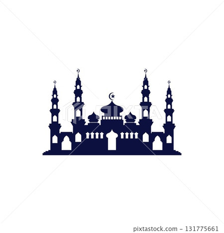Mosque icon vector Illustration design template Mosque icon vector Illustration design template 131775661