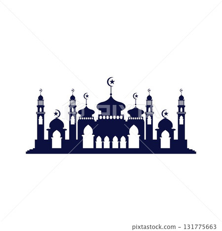 Mosque icon vector Illustration design template 131775663
