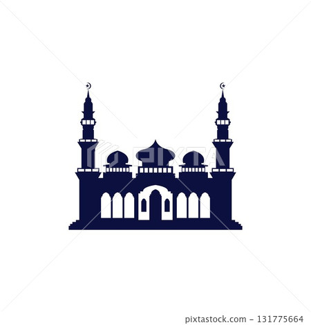 Mosque icon vector Illustration design template 131775664