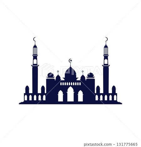 Mosque icon vector Illustration design template 131775665