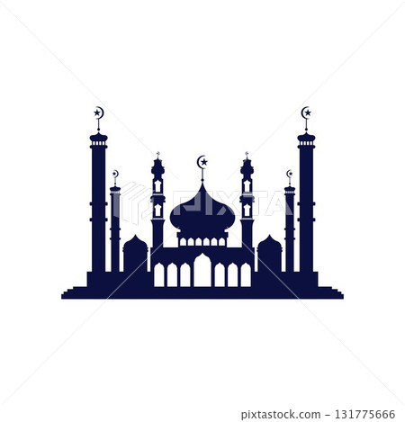Mosque icon vector Illustration design template 131775666