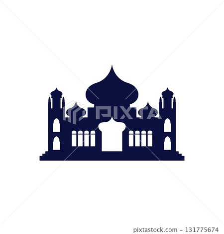 Mosque icon vector Illustration design template Mosque icon vector Illustration design template 131775674