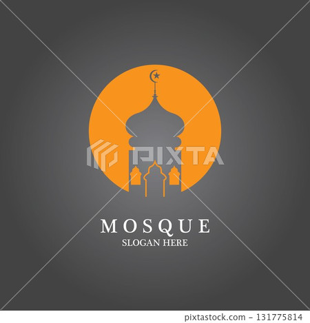 Mosque icon vector Illustration design template Mosque icon vector Illustration design template 131775814