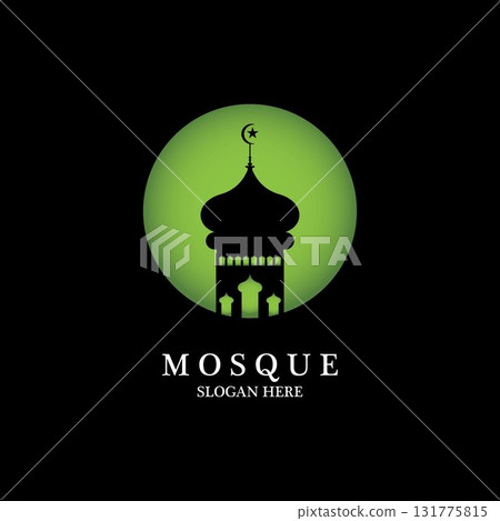 Mosque icon vector Illustration design template 131775815