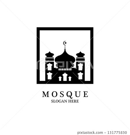 Mosque icon vector Illustration design template 131775830