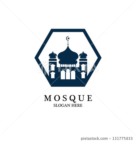 Mosque icon vector Illustration design template Mosque icon vector Illustration design template 131775833