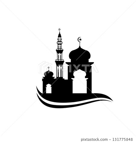 Mosque icon vector Illustration design template 131775848