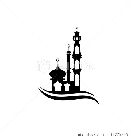 Mosque icon vector Illustration design template 131775855