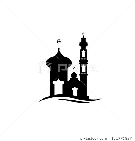 Mosque icon vector Illustration design template Mosque icon vector Illustration design template 131775857