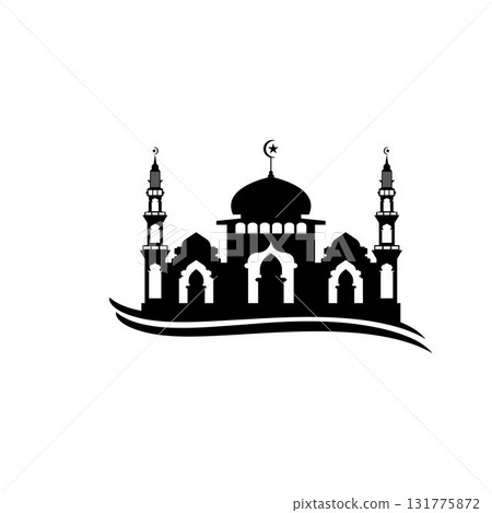 Mosque icon vector Illustration design template Mosque icon vector Illustration design template 131775872