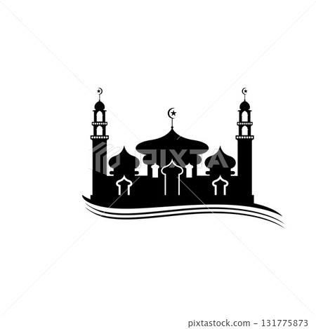 Mosque icon vector Illustration design template Mosque icon vector Illustration design template 131775873