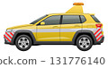 汽車(SUV型道路巡邏車)側面圖 汽車(SUV型道路巡邏車)側面圖 131776140