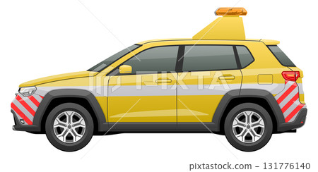 汽車（SUV型道路巡邏車）側面圖 131776140
