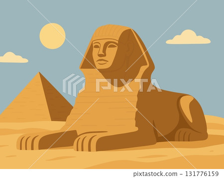 埃及獅身人面像插圖 131776159