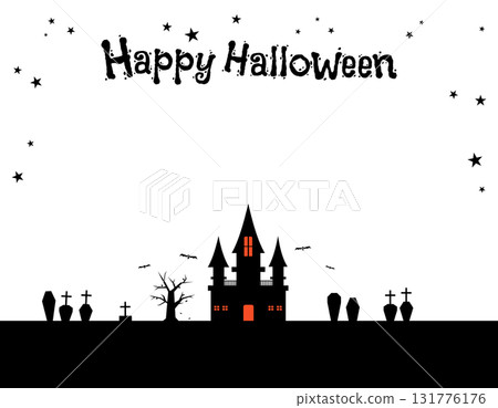 Halloween spooky mansion background material 4 Halloween spooky mansion background material 4 131776176