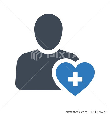 Patient health care profile icon Patient health care profile icon 131776249