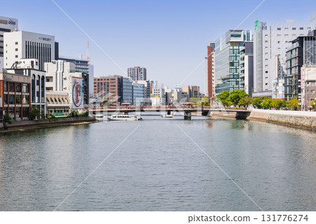 福岡中川與福博德愛大橋 131776274