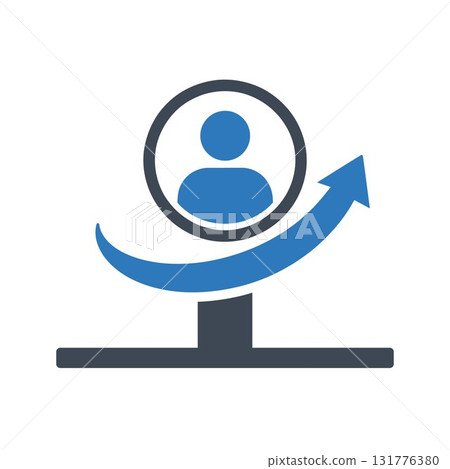 User profile in circle icon 131776380