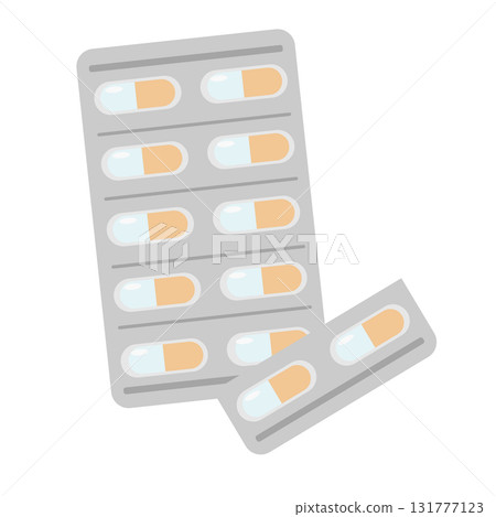 包含藥物插圖卡 131777123
