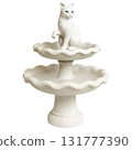 Majestic Cat Statue on a Stunning Fountain 131777390