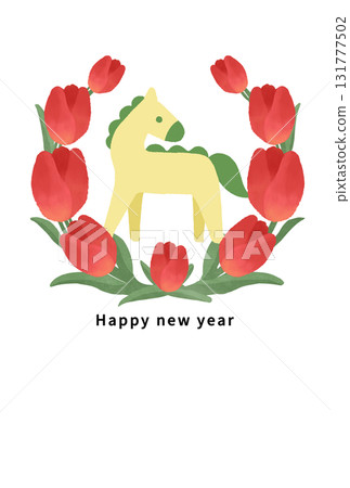 2038新年賀卡模板 2038新年賀卡模板 131777502