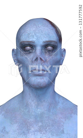 男性殭屍臉 男性殭屍臉 131777592