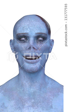 男性殭屍臉 男性殭屍臉 131777593