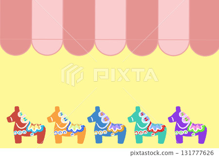 達拉納馬和商店背景圖 131777626