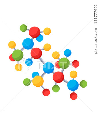 Vector molecular structure stock illustration Vector molecular structure stock illustration 131777692