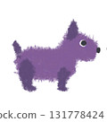 Colorful dog illustration 131778424