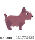 Colorful dog illustration 131778425