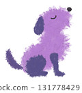 Colorful dog illustration 131778429