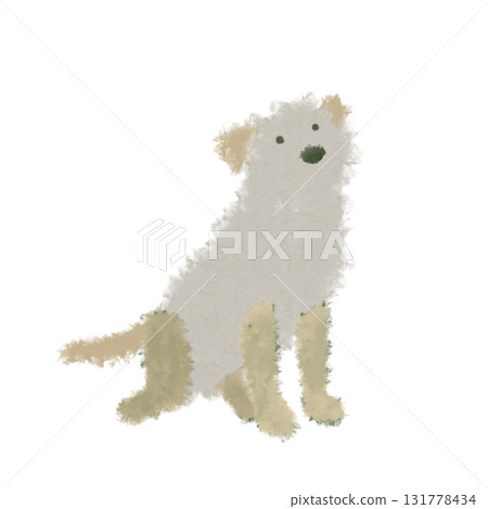 Colorful dog illustration Colorful dog illustration 131778434