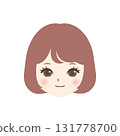 Female face facing front 131778700