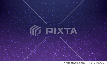 abstract gradient night sky background with vibrant purple and dark indigo tones, glowing stars and cosmic dust scattering across deep space, dreamy celestial atmosphere for design or wallpaper 131779227