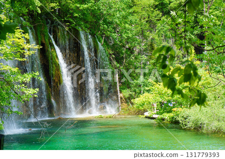 Beautiful scenery of Croatia's Plitvice Lakes National Park Beautiful scenery of Croatia's Plitvice Lakes National Park 131779393