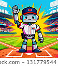A robot umpire calling play A robot umpire calling play 131779544