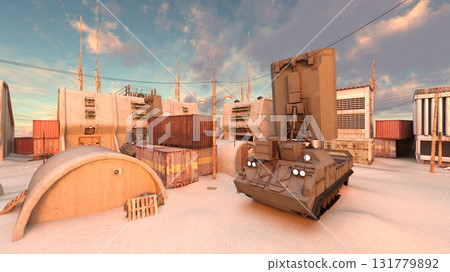 Military camp 131779892