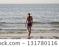 Young woman on the beach 131780116