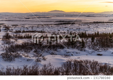 Winter landscape Near Laugarvatn Winter landscape Near Laugarvatn 131780160
