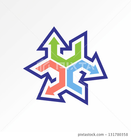 Logo design graphic concept creative premium vector stock image top sell pattern 3 element initial C, V, or U font up arrow border ornament decoration Logo design graphic concept creative premium vector stock image top sell pattern 3 element initial C, V, or U font up arrow border ornament decoration 131780358