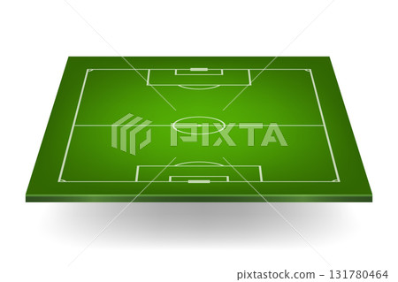 Soccer Field Set, Vector Illustration. Green Soccer Field Top View. Soccer Field Layout, Football Pitch Markings, Stadium, Board Background Soccer Field Set, Vector Illustration. Green Soccer Field Top View. Soccer Field Layout, Football Pitch Markings, Stadium, Board Background 131780464